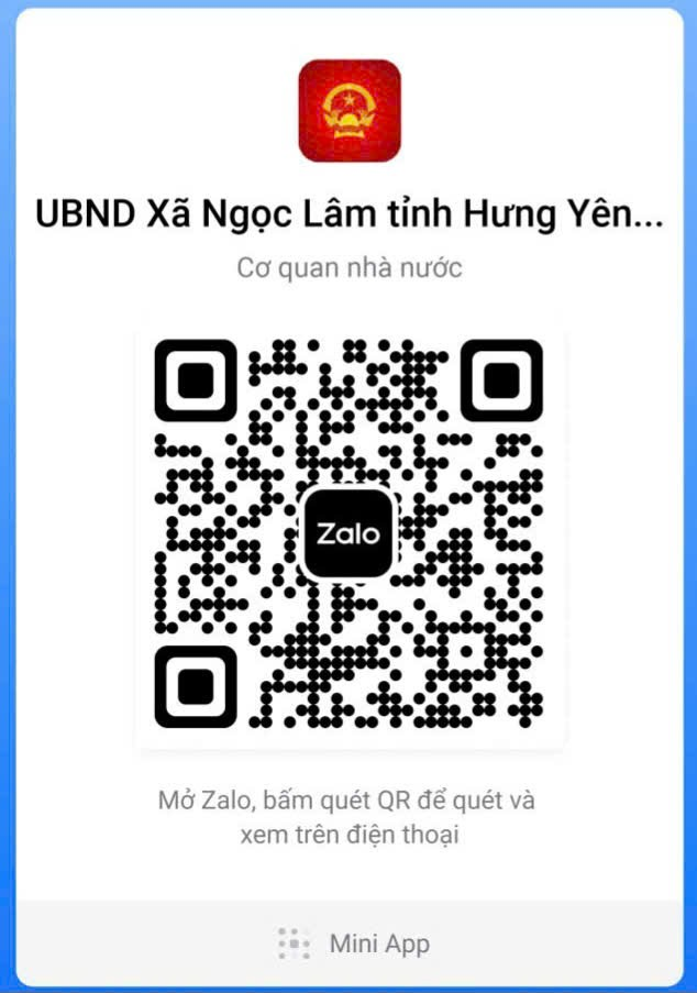 Ngọc Lâm ra mắt ứng dụng nền tảng kết nối Zalo Mini App, thúc đẩy chuyển đổi số ở cơ sở